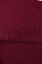 Thick Knit Off The Shoulder Midi Dress