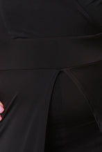 Surplice Romper Maxi Dress