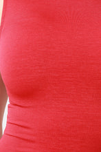 Sleeveless Mock Neck Bodycon Dress