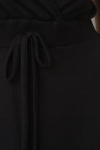 Surplice Short Sleeve Maxi Dress