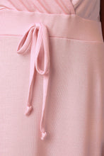 Surplice Short Sleeve Maxi Dress