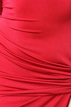 Side High Slit Turtle Neck Dress