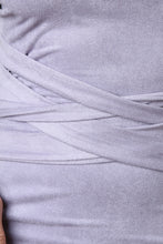 Faux Suede Crisscross Waist Bodycon Tube Dress