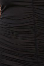 Spaghetti Strap Ruched Midi Dress