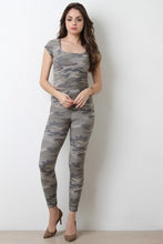 Camouflage High Waist Leggings