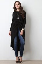 Knotted High Low Maxi Top