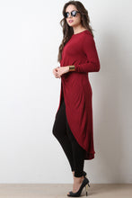 Knotted High Low Maxi Top