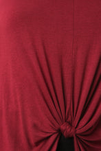 Knotted High Low Maxi Top