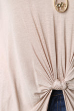 Knotted High Low Maxi Top