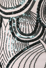 Sequins Tulle Mini Skirt