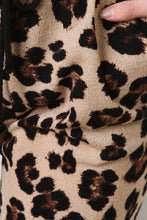 Leopard Print Self Tie Jogger Pants