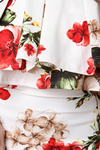 Off The Shoulder Floral Print Midi Dress