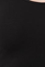 Simple Stretchy Knit Scooped Midi Dress