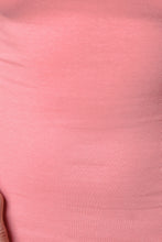 Simple Stretchy Knit Scooped Midi Dress