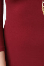 Simple Stretchy Knit Scooped Midi Dress