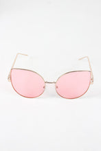 Wire Framed Cat Eye Sunglasses