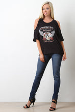 Cold Shoulder Country Music Graphic Tee